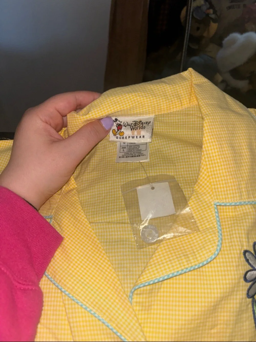 Yellow Pajama Set - Short Sleeve Top & Pants - Picture 2 of 7